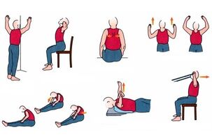 exercise for osteochondrosis of the chest